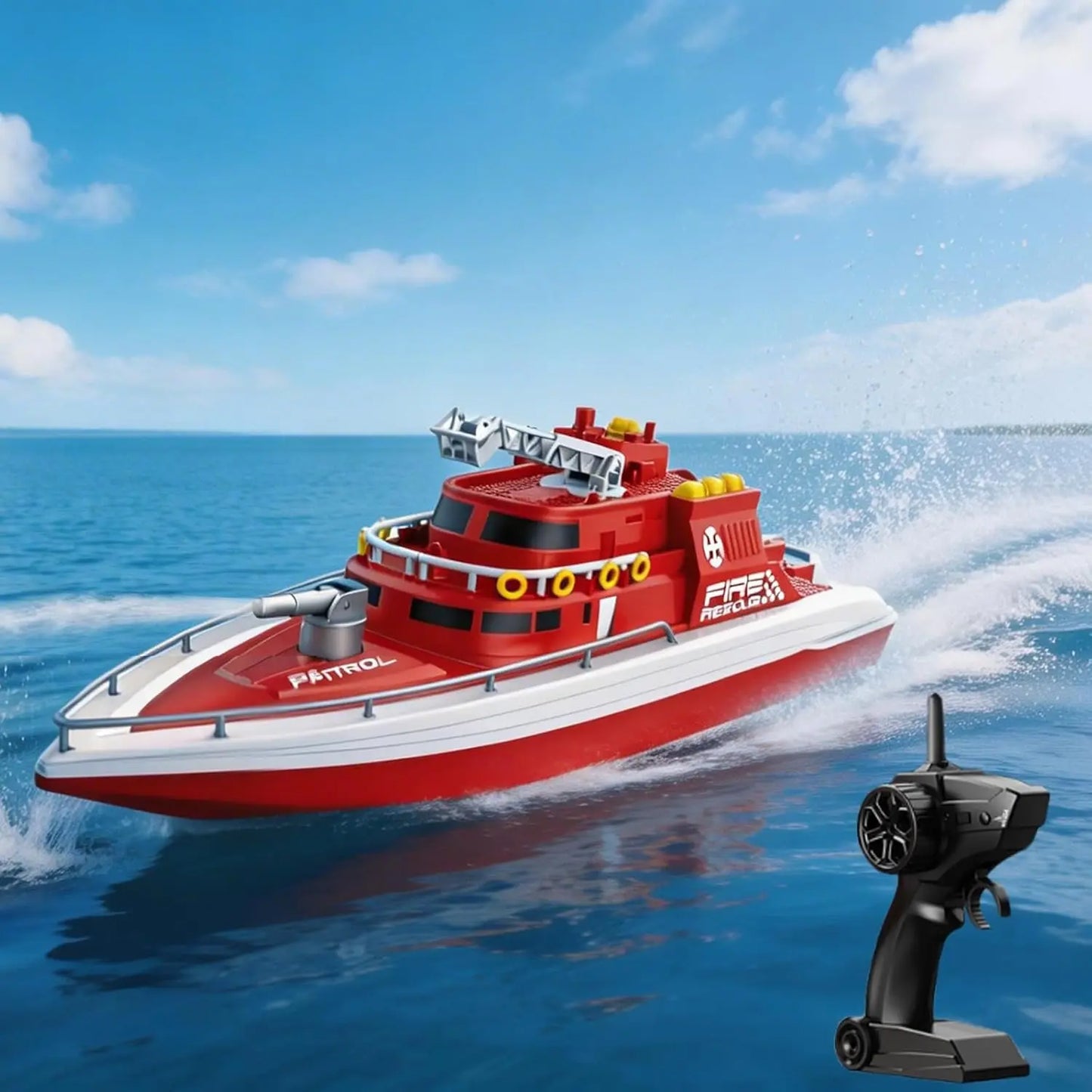 SOWOFA H139 RC Boat 4CH Remote Control Watercraft 15kmh