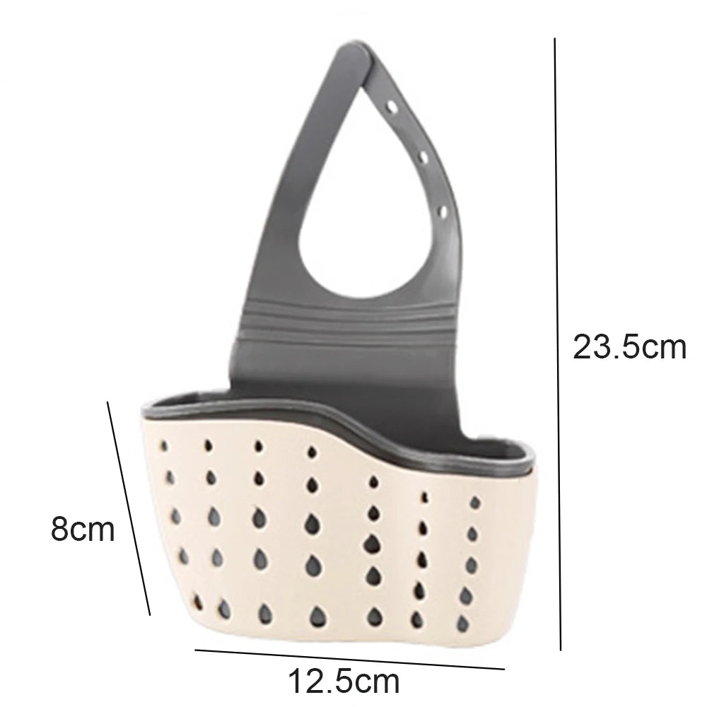 Sink Drain Basket For Kitchen Sponge Holder And Storage Rack