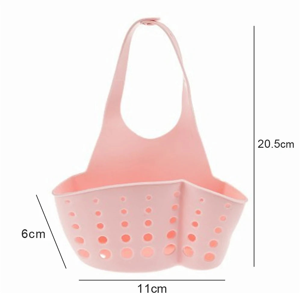 Sink Drain Basket For Kitchen Sponge Holder And Storage Rack