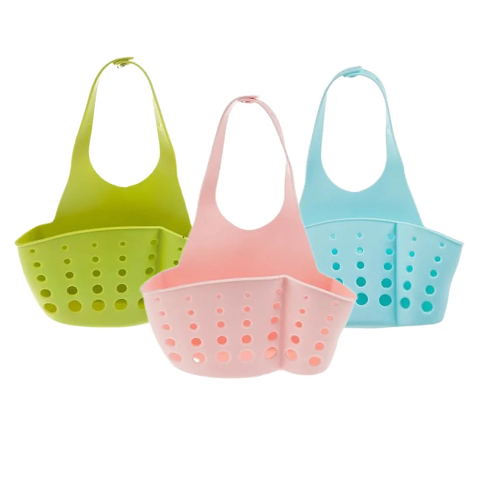 Sink Drain Basket For Kitchen Sponge Holder And Storage Rack