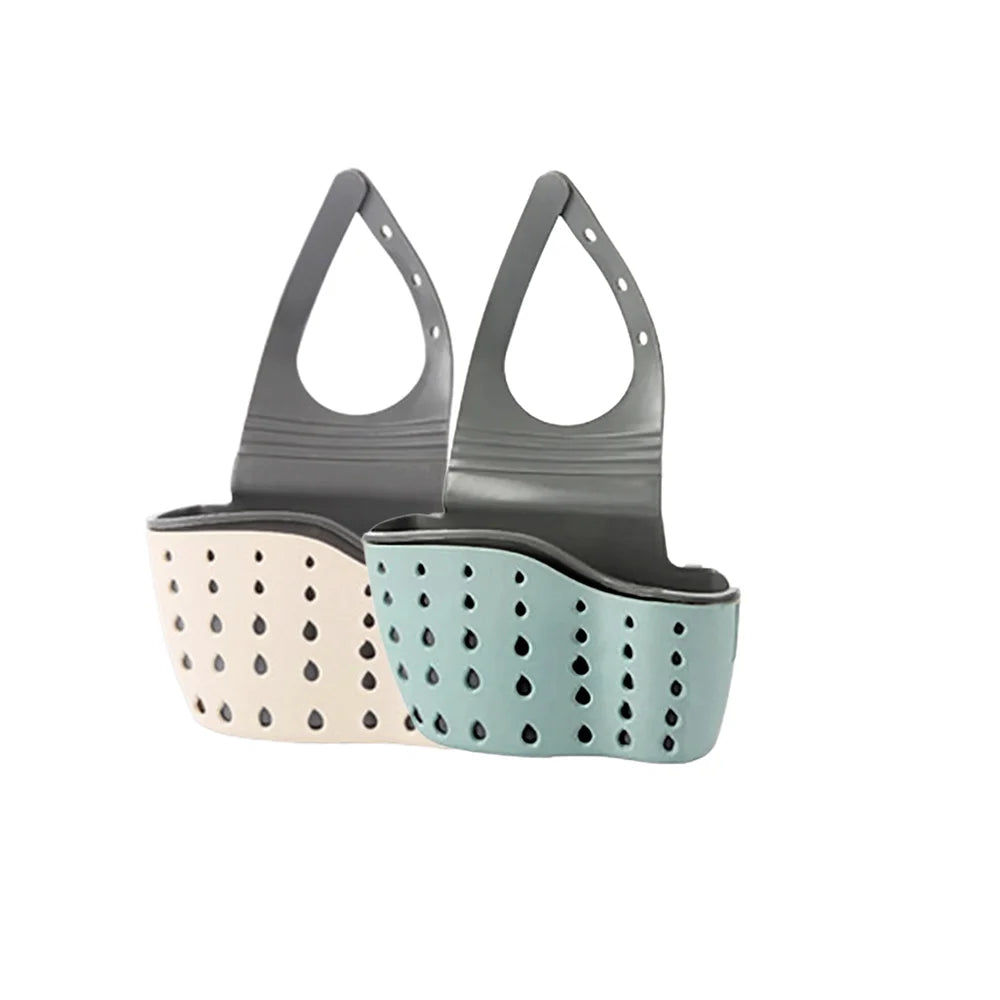 Sink Drain Basket For Kitchen Sponge Holder And Storage Rack