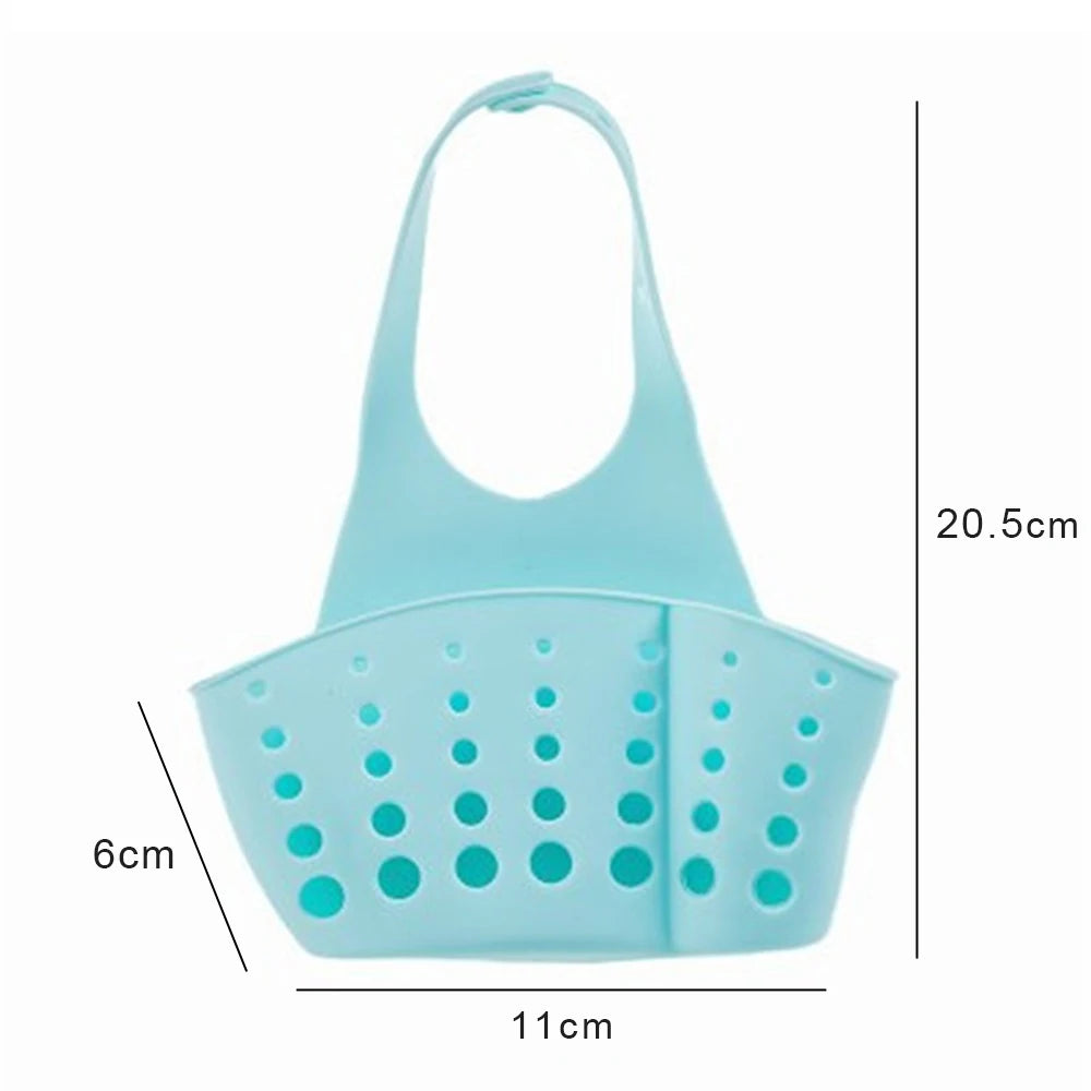 Sink Drain Basket For Kitchen Sponge Holder And Storage Rack