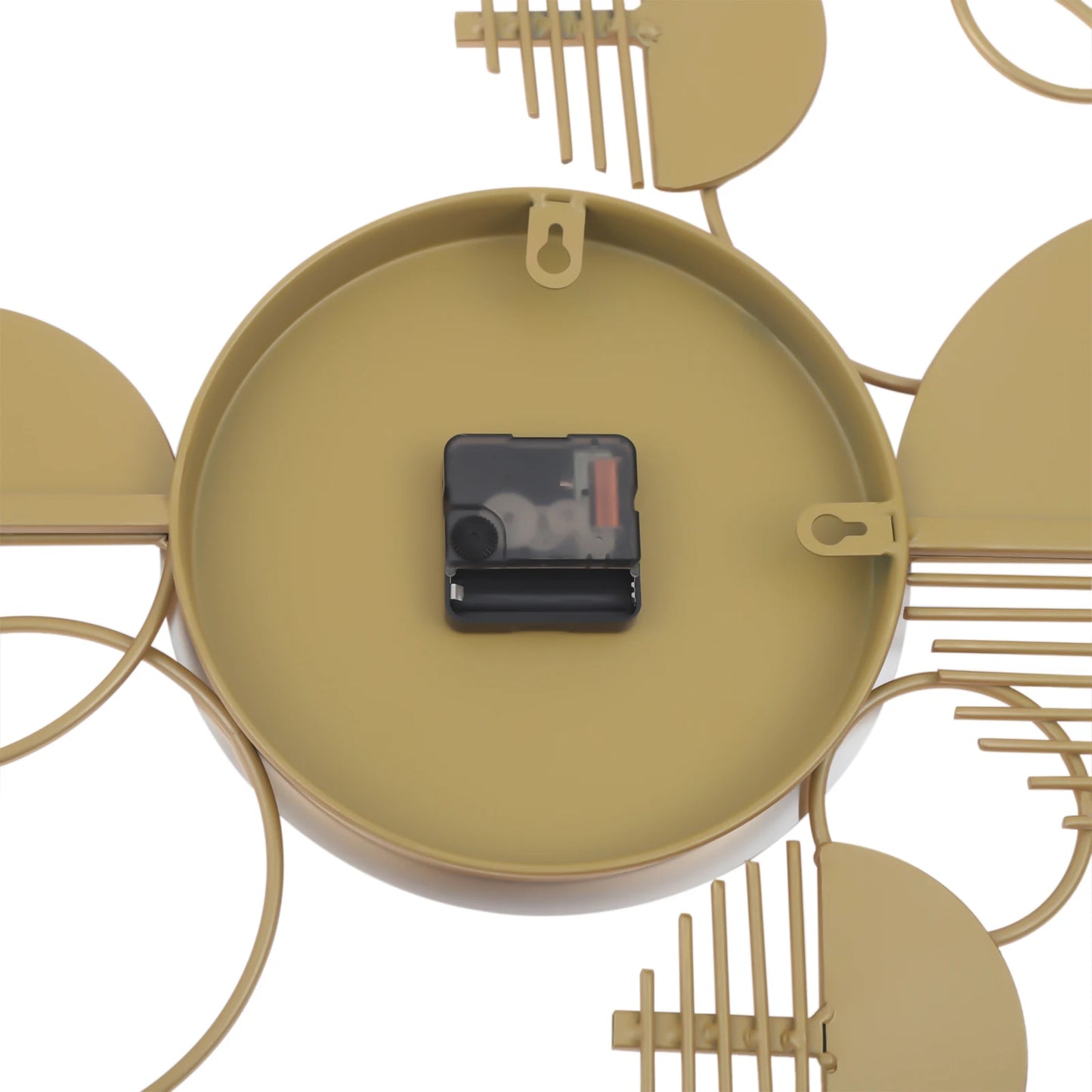 Creative Modern Metal Wall Clock Battery Operated Silent