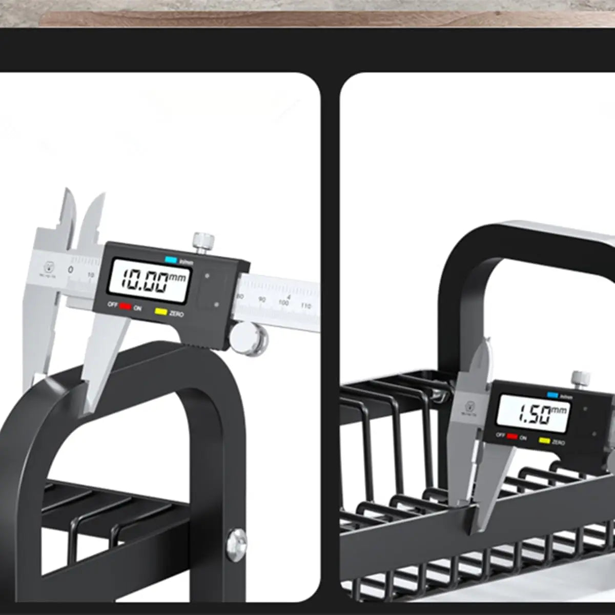 Three-Tier Space-Saving Kitchen Countertop Dish Rack