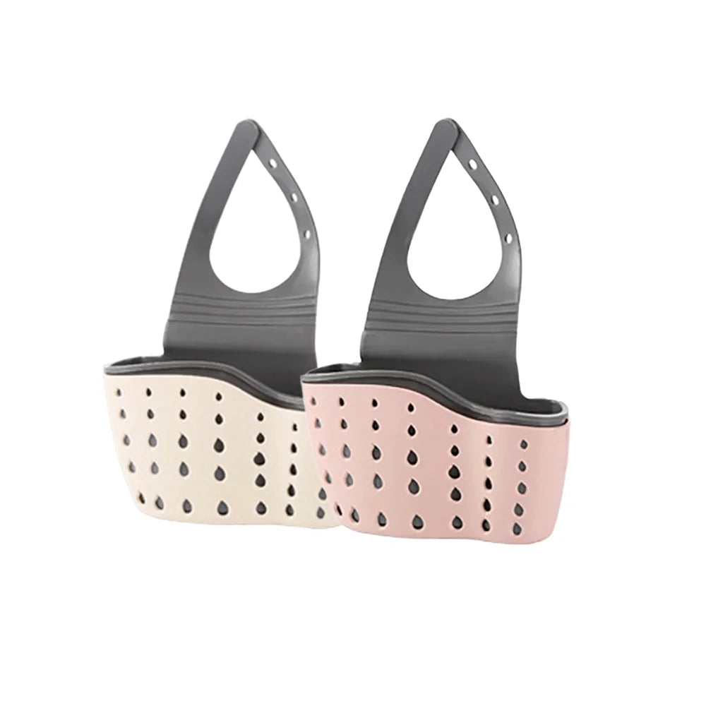 Sink Drain Basket For Kitchen Sponge Holder And Storage Rack