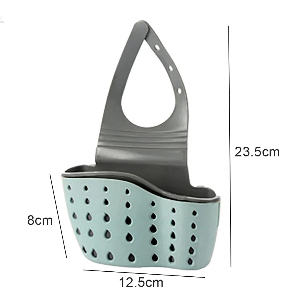 Sink Drain Basket For Kitchen Sponge Holder And Storage Rack