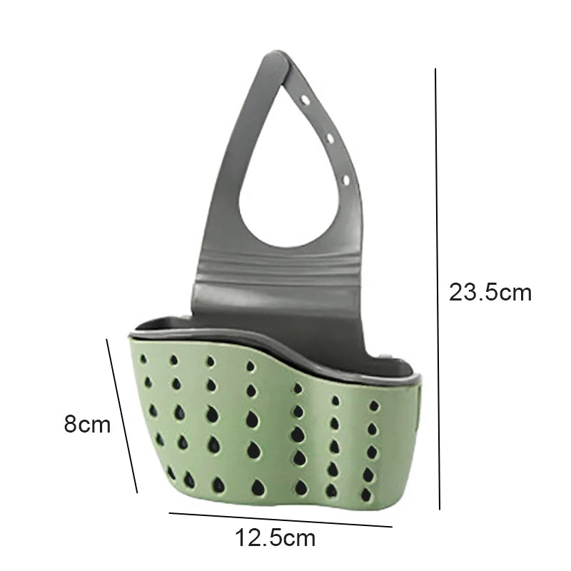 Sink Drain Basket For Kitchen Sponge Holder And Storage Rack