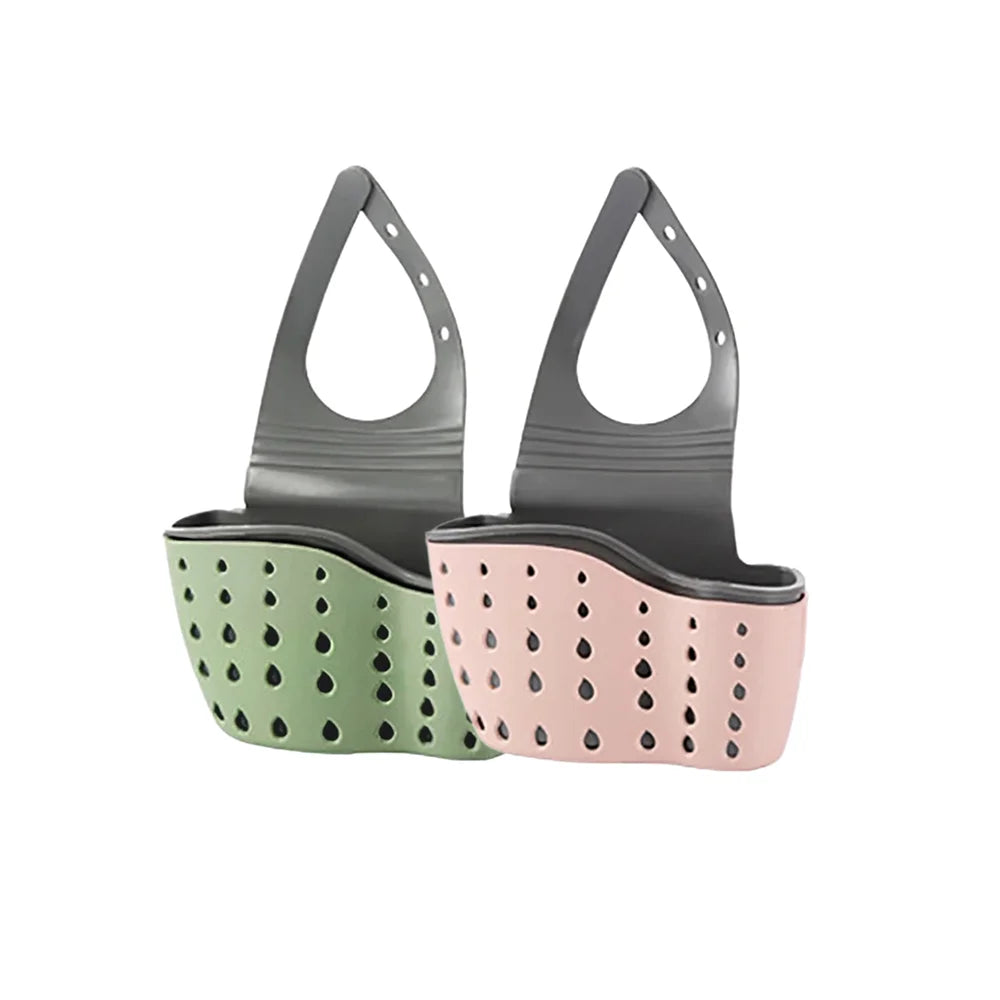 Sink Drain Basket For Kitchen Sponge Holder And Storage Rack