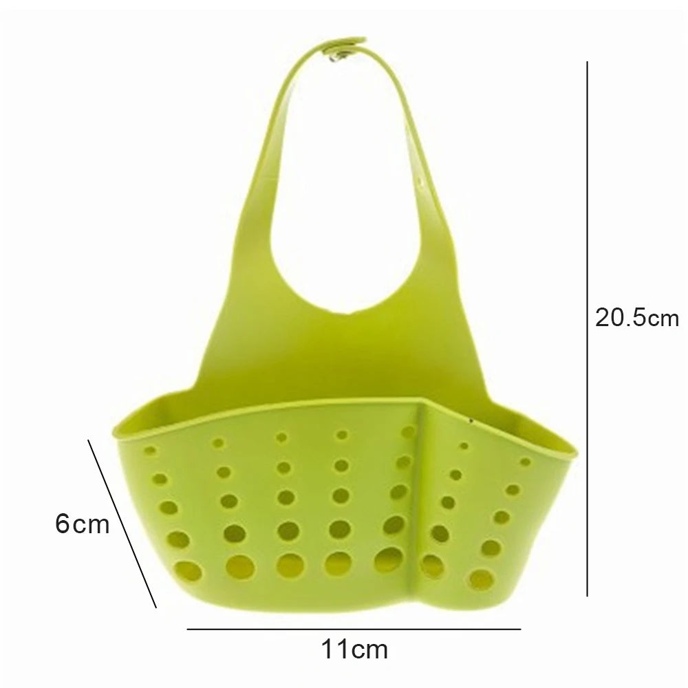 Sink Drain Basket For Kitchen Sponge Holder And Storage Rack